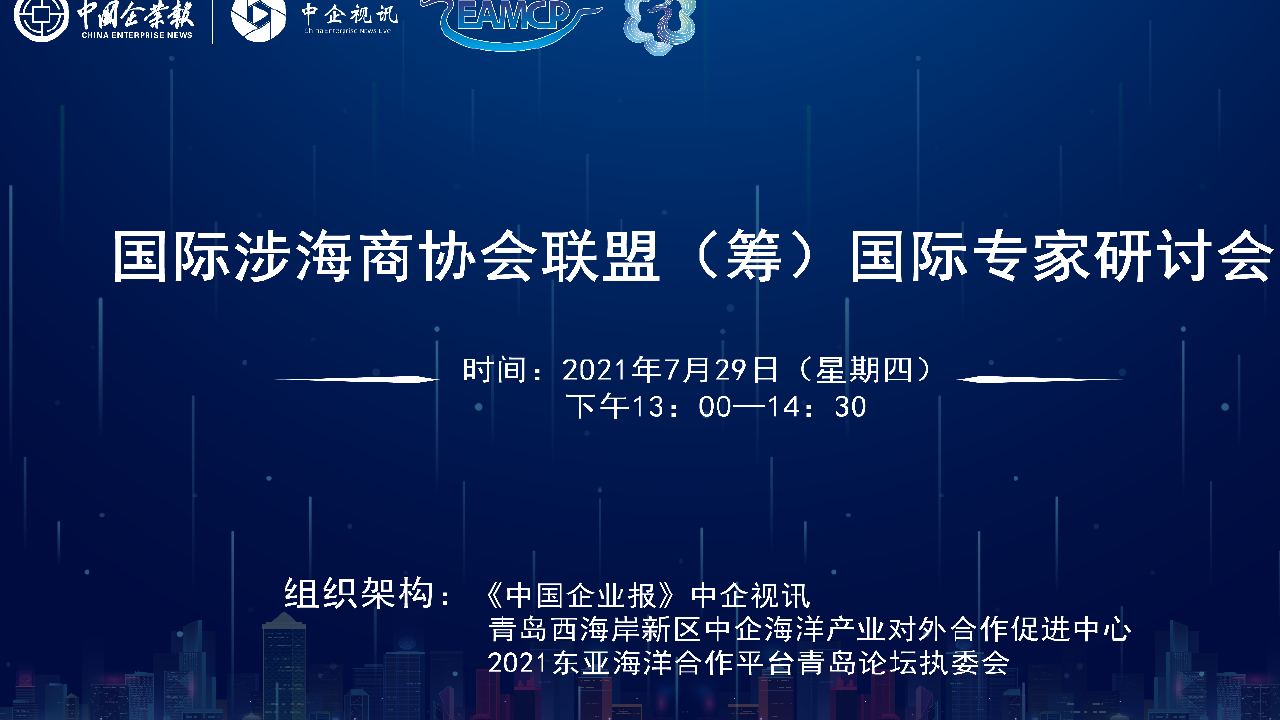  国际涉海商协会联盟（筹）国际专家研讨会顺利召开