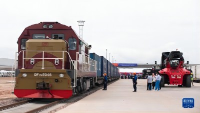 中老铁路万象南站换装场正式建成投用 中老泰铁路实现互联互通