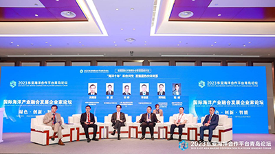 发展蓝色伙伴关系，首届国际涉海商协会联盟研讨会在青岛举办